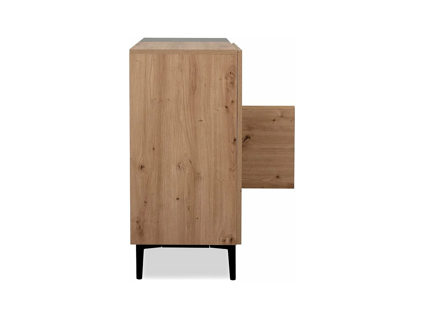 Buffet Hoog 2 Deuren 2 Nissen L80 cm - Nola