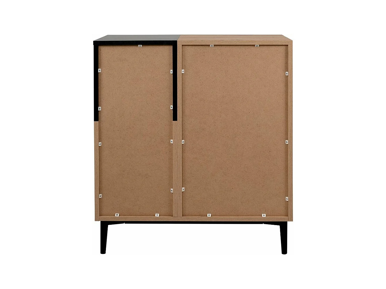 Buffet Hoog 2 Deuren 2 Nissen L80 cm - Nola