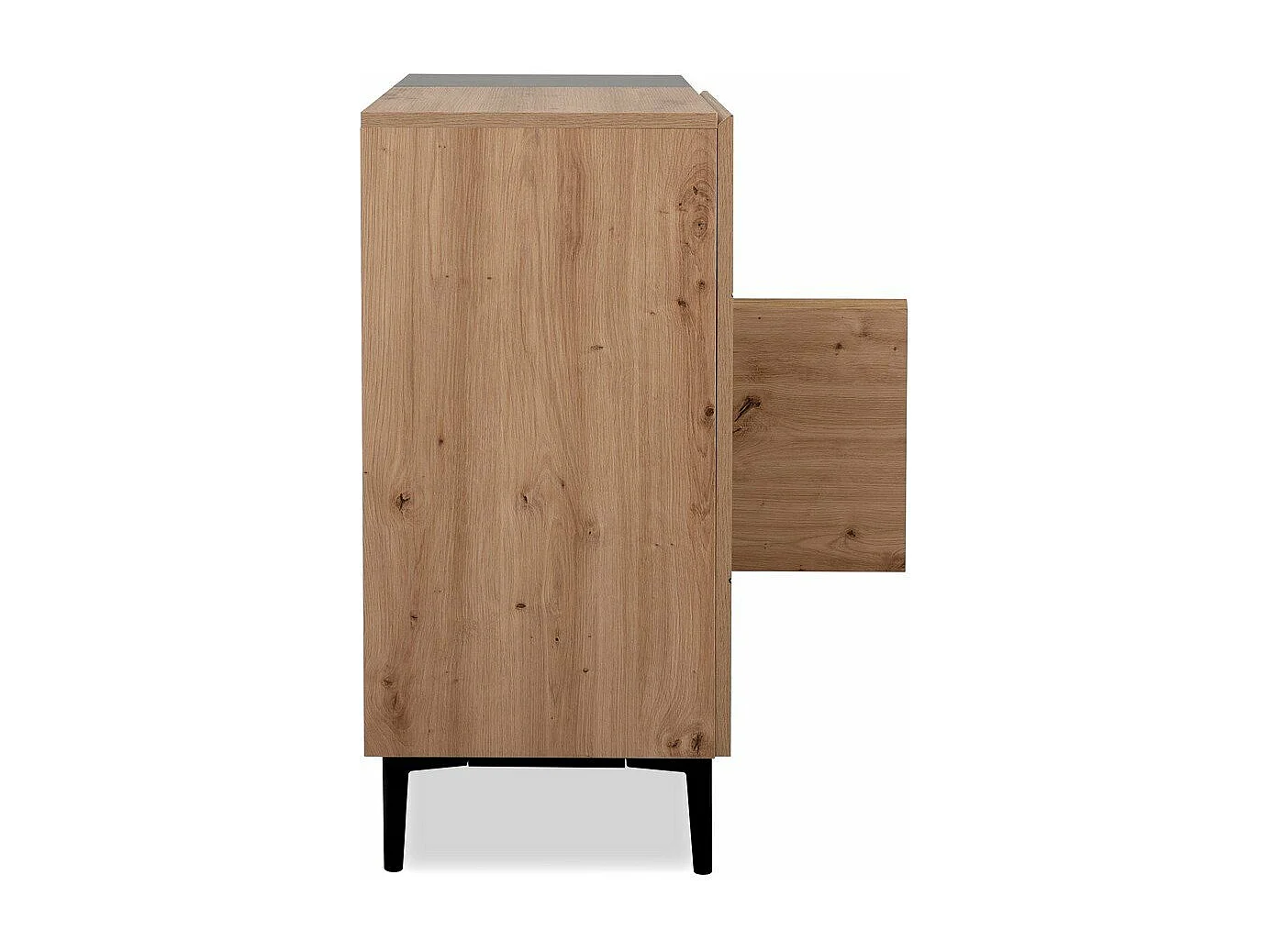 Buffet Haut 2 Portes 2 Niches L80 cm - Nola