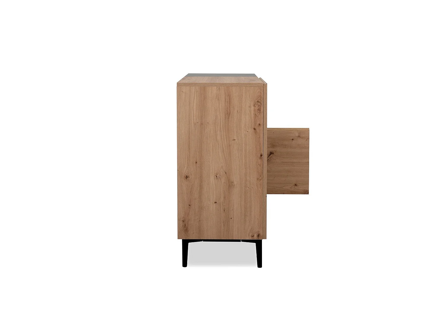 Buffet Haut 2 Portes 2 Niches L80 cm - Nola