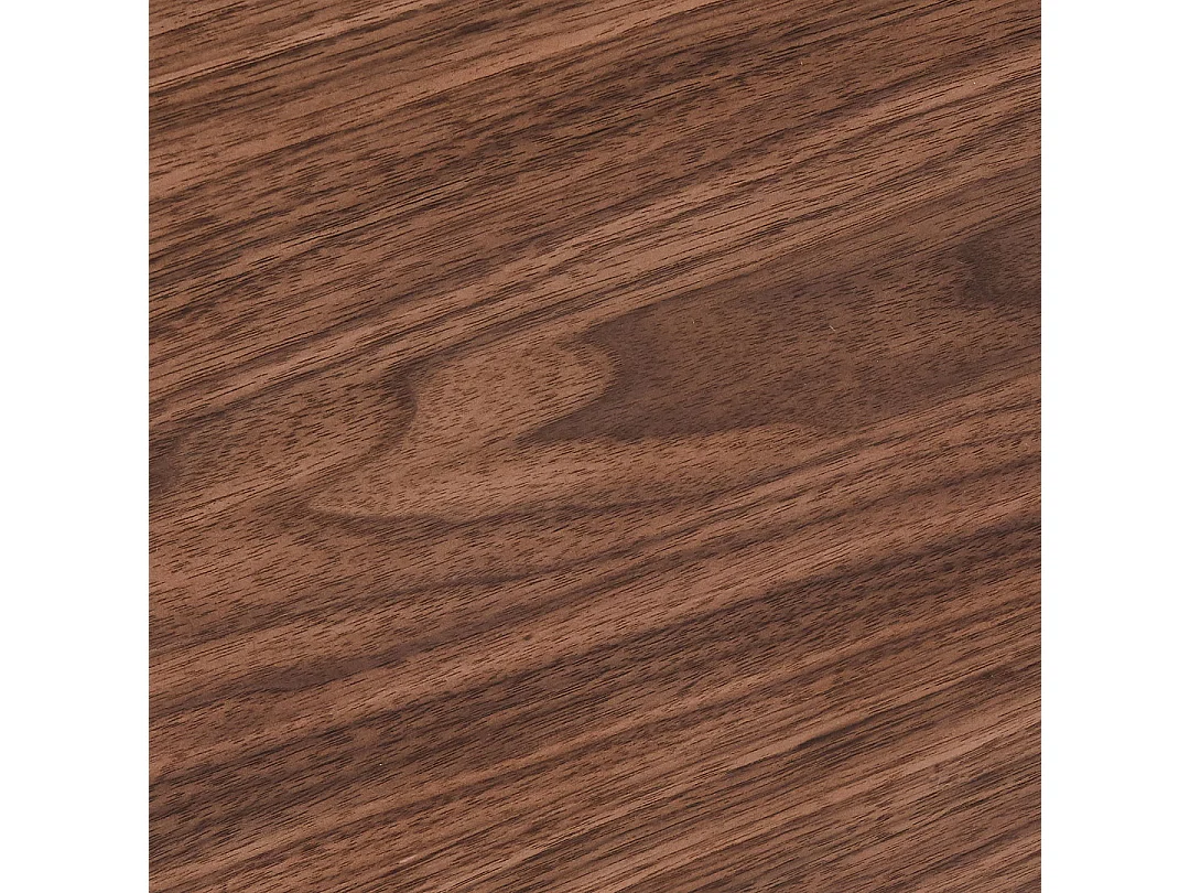 Aparador Tokyo - 3 puertas & 3 cajones - MDF y metal - Nuez