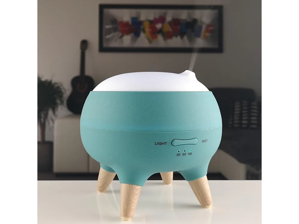 Moderner Ultraschall-Diffusor für ätherische Öle Julio - blau