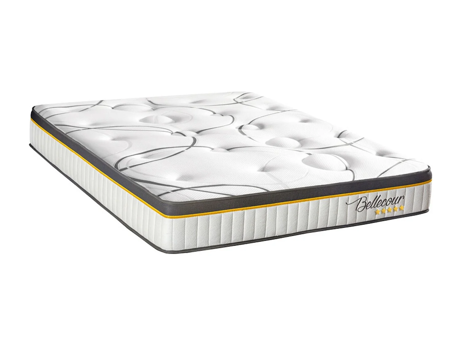 Bellecour 2.0 - Matelas ressorts ensachés + sommier bois - ferme