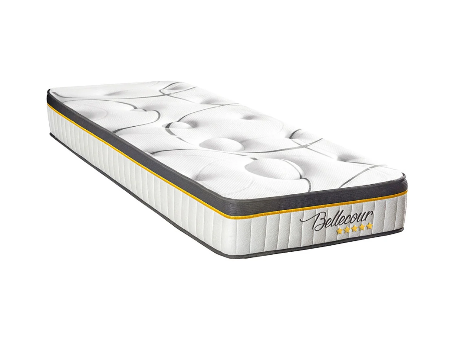 Matelas BELLECOUR ressorts ensachés & mémoire de forme - soutien ferme