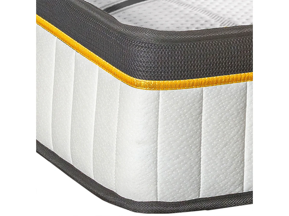 Matelas BELLECOUR ressorts ensachés & mémoire de forme - soutien ferme