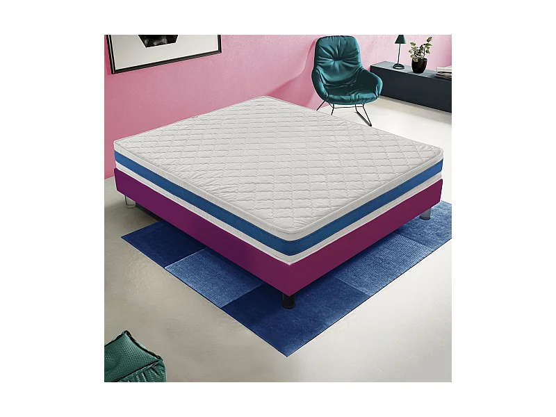 Matratze aus Wasserschaum – wendbar – 11 Komfortzonen – H1 200x200