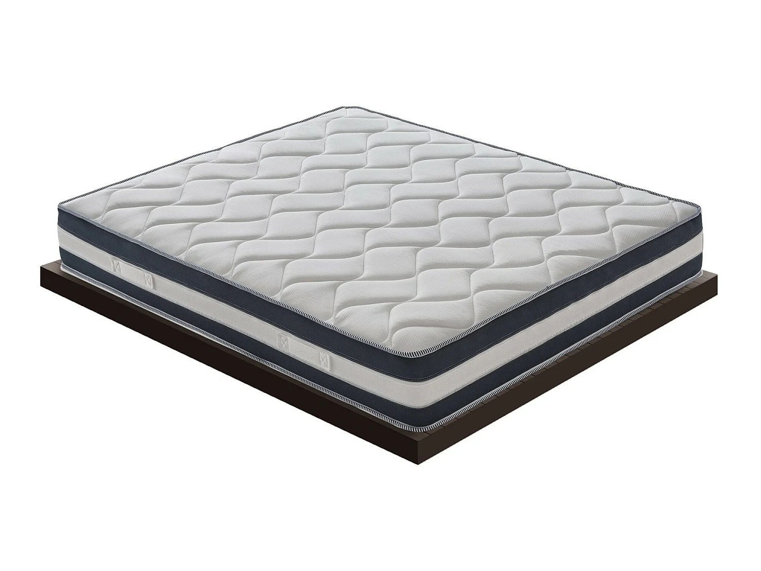 Matelas en mémoire de forme et gel rafraîchissant de 27 cm de hauteur modèle Fantasma 200x200 cm