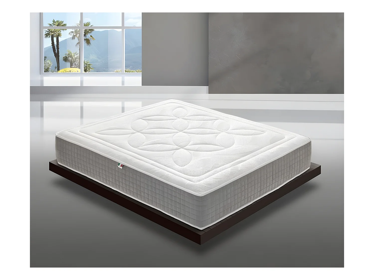 TraagschuimMatras – 28 cm hoog – 5 cm geheugen – Afneembare hoes 105x190