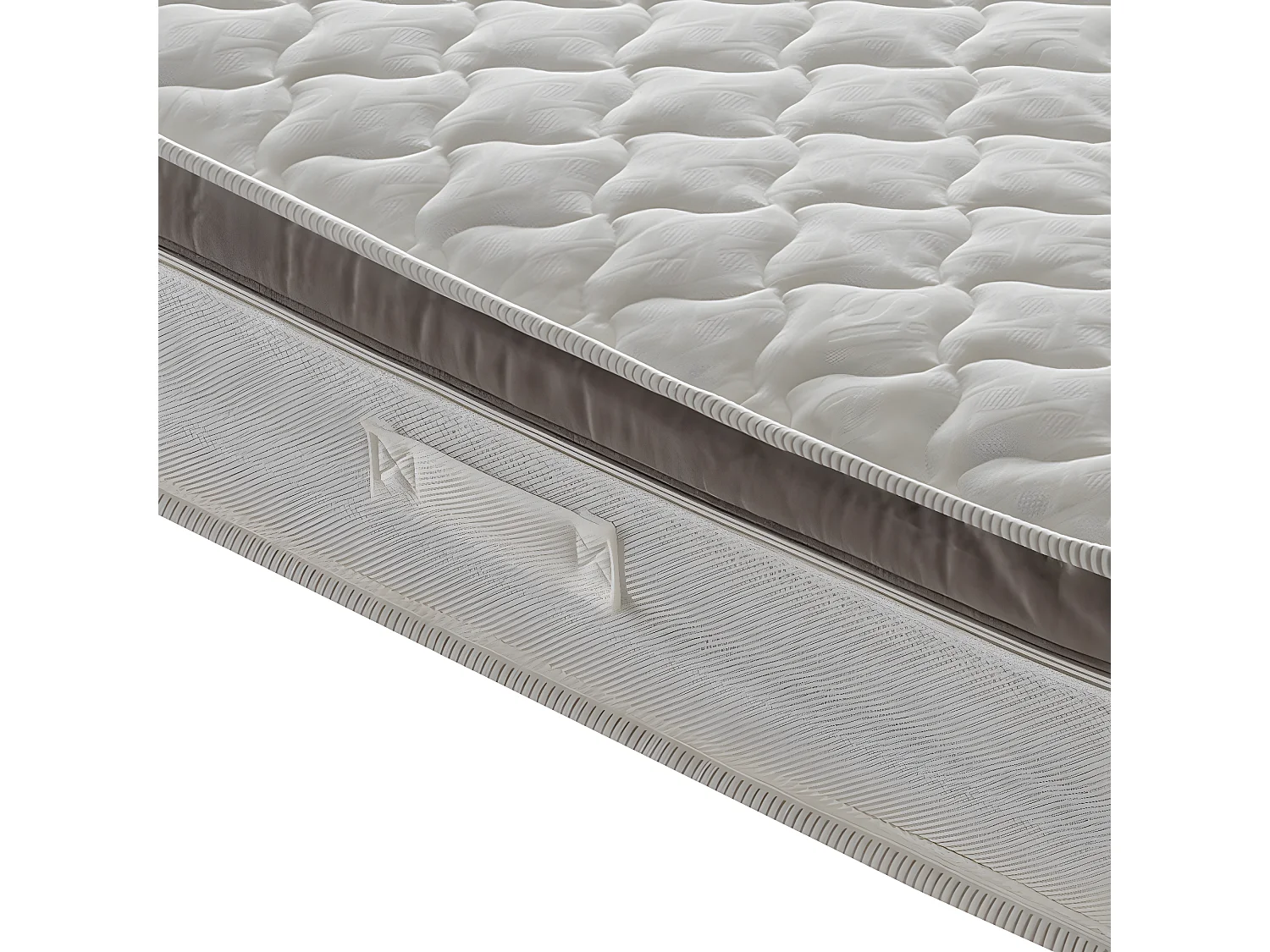 Matelas Ressorts Ensachés 1600 - Housse Anatomique - 7 Zones De Confort 135x200 cm