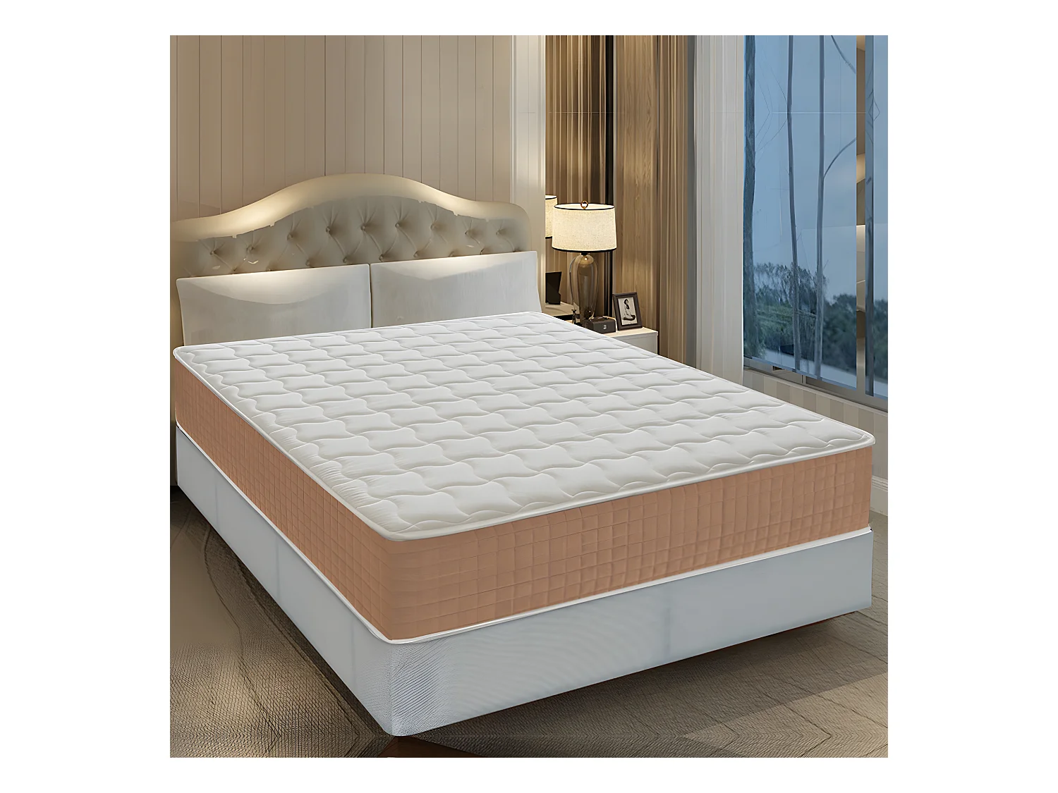 Matelas à mémoire de forme épaisseur avec 5 cm de mémoire modèle Supreme 200x200 cm