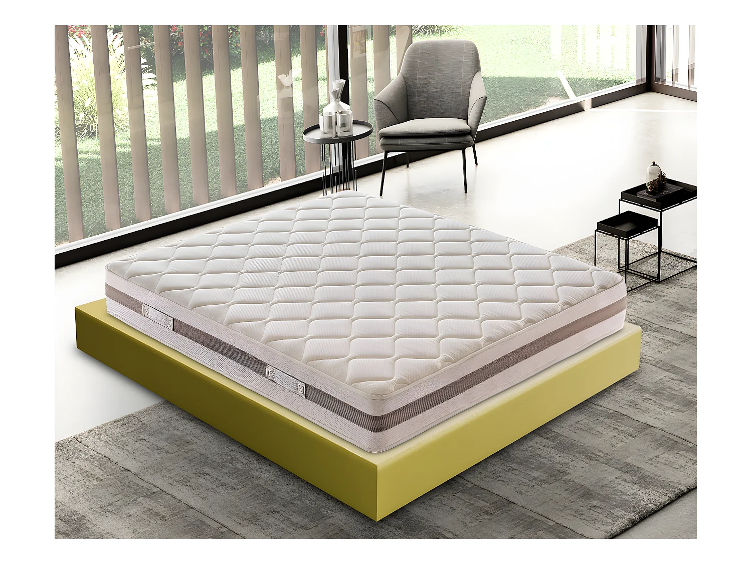 WaterschuimMatras – 11 gedifferentieerde zones150x190