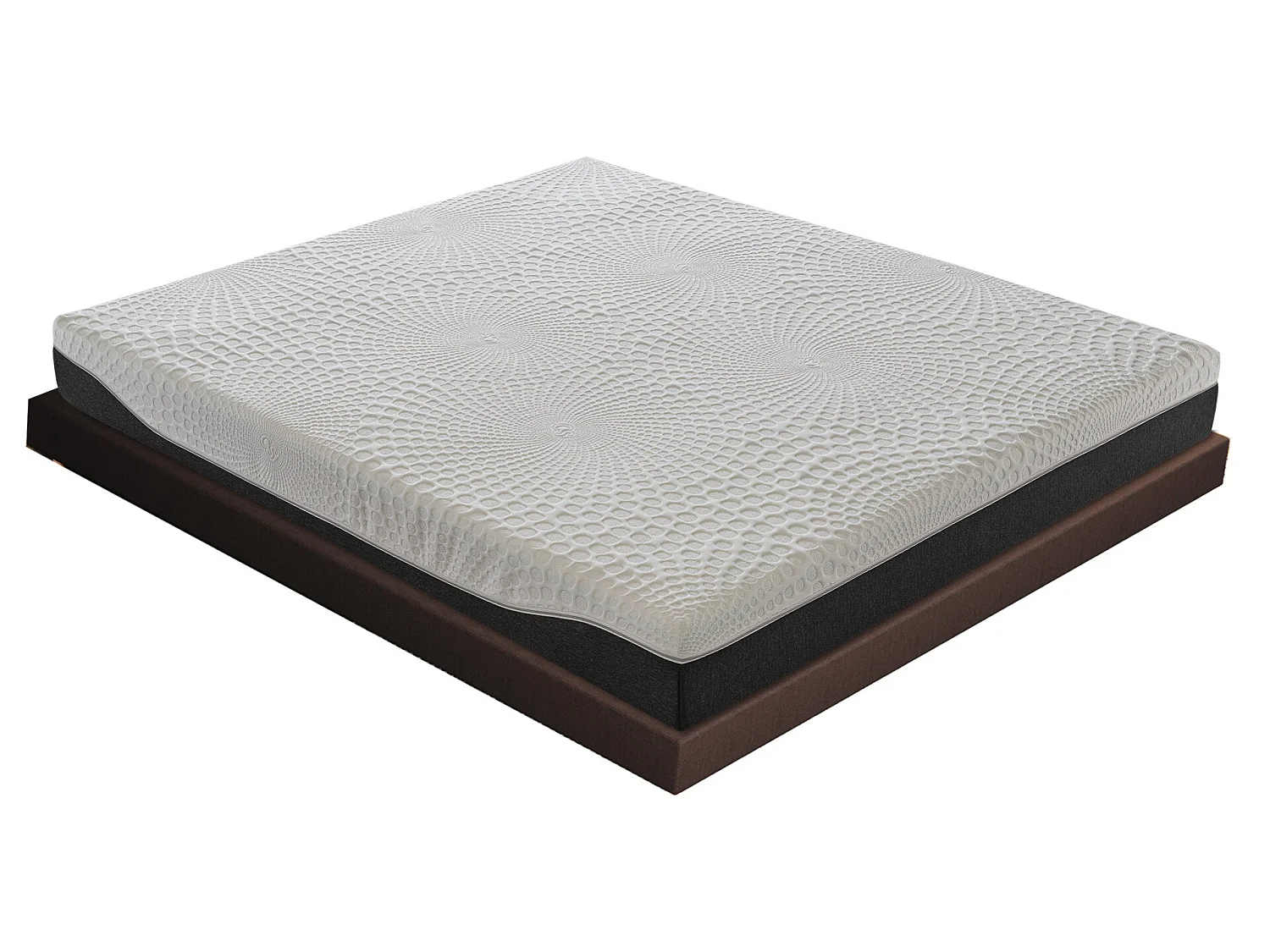 Matelas à ressorts ensachés, mousse à mémoire de forme, hauteur 25 cm 13 zones de confort 135x190 cm