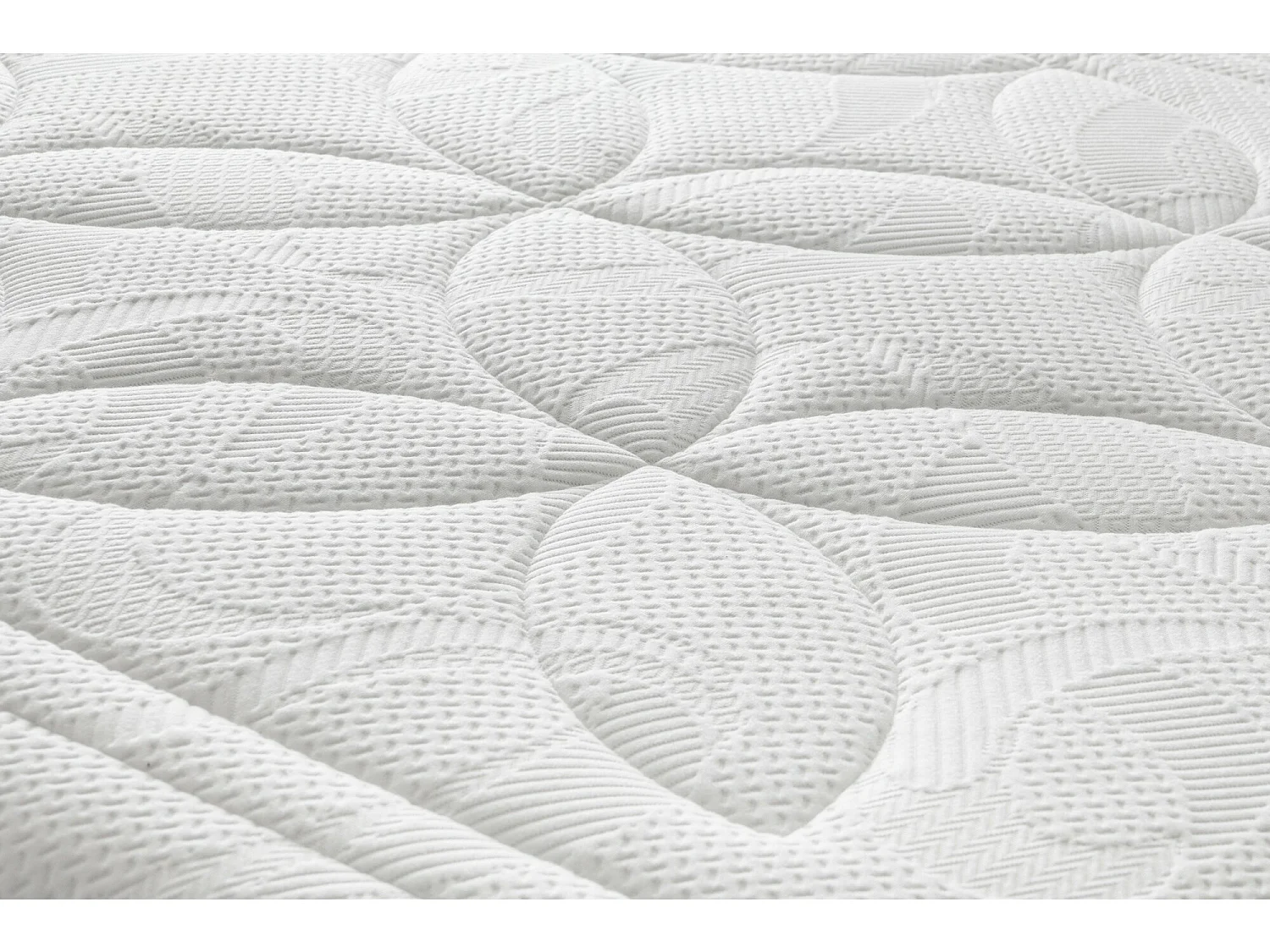 Matelas à mémoire de forme avec 5 cm de mémoire - Hauteur 25 cm - AMOVIBLE 200x200 cm
