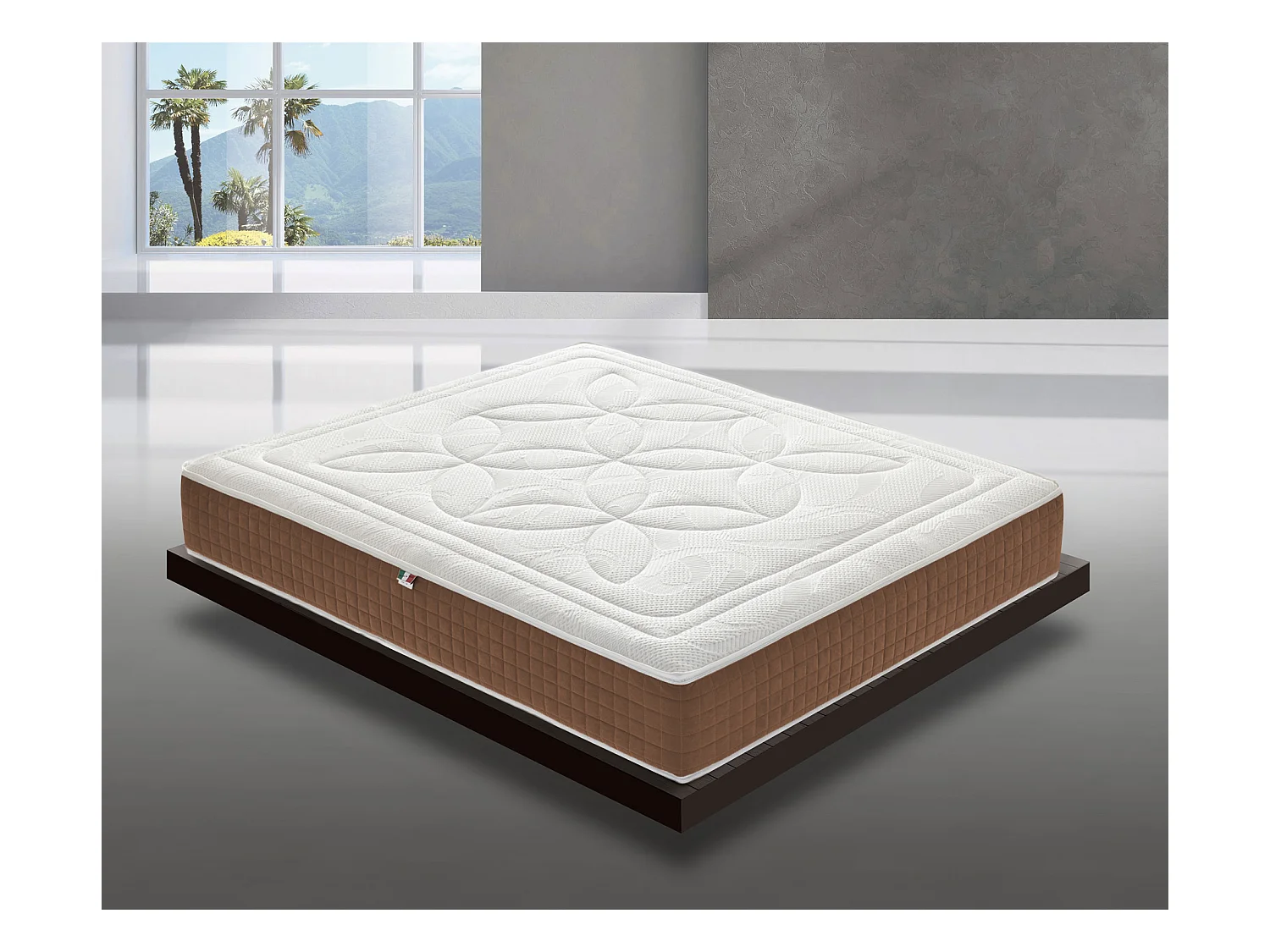 TraagschuimMatras – 22 cm hoog – 5 cm geheugen – Afneembare hoes 135x200