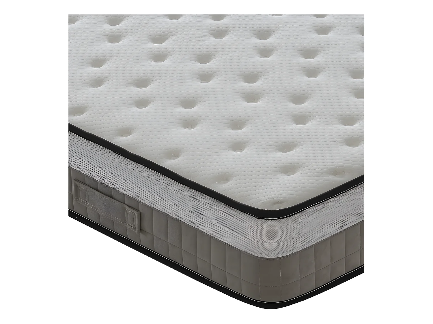 Materasso in Memory Foam Alto 22 cm Alta Densità - Sistema di Alleviamento dei Punti di Pressione – Elastico indeformabile 135x200