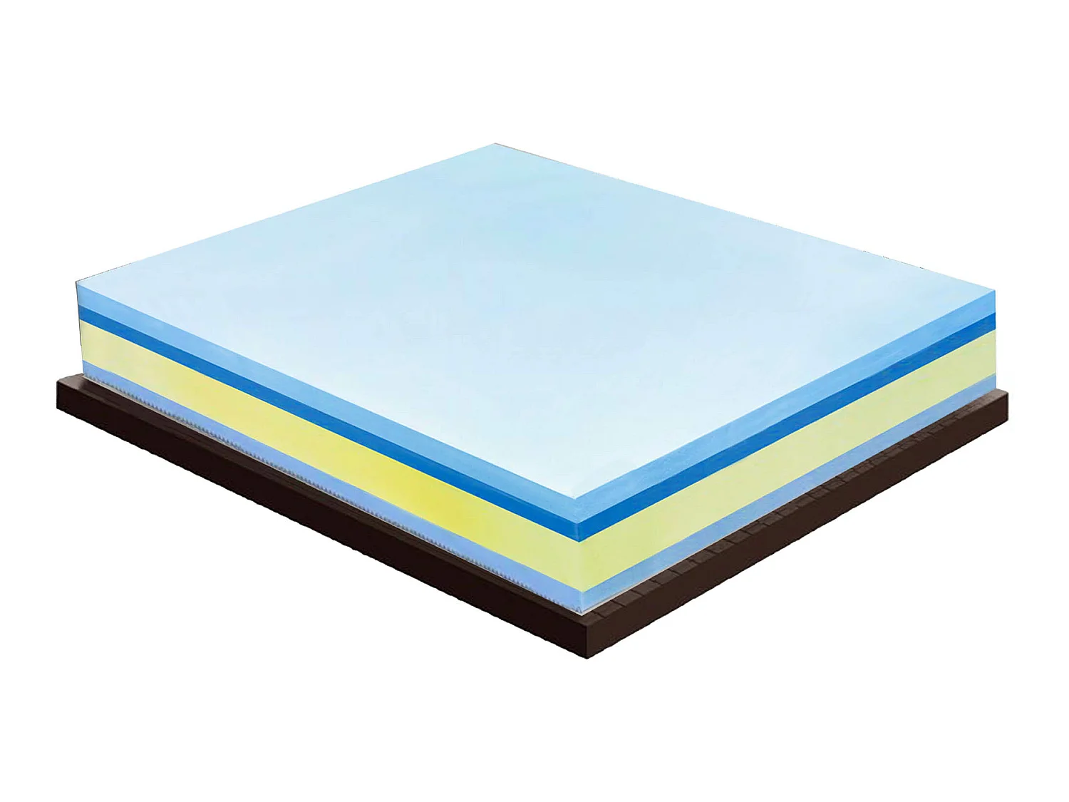 Memory Foam Matras - 4 lagen - Afneembare hoes - aloë vera bekleding 150x190