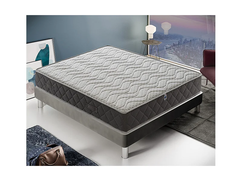 Matelas à mémoire de forme - 11 zones de confort - Housse Silver Safe 150x200 cm
