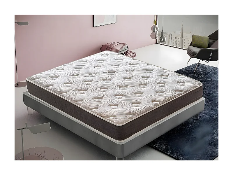 Matratze aus Memory-Schaum – 15 cm hoch – 13 Komfortzonen – Festigkeit H3 105x200