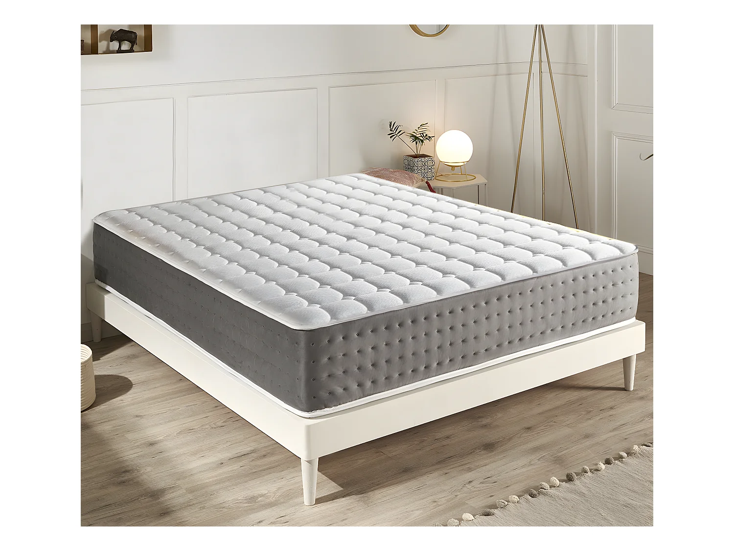 Memory Foam Matras – Hoogte 30 cm – 11 gedifferentieerde zones – 5 cm geheugen– Anatomisch 105x200