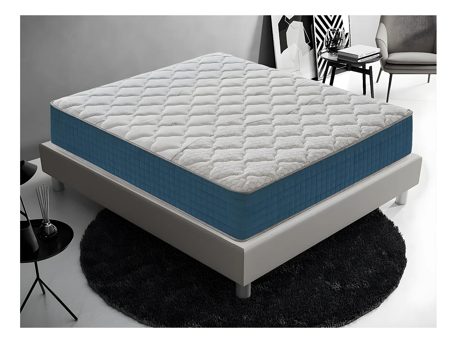 Memory Foam-Matratze – 27 cm hoch – 3 cm Memory 150x200