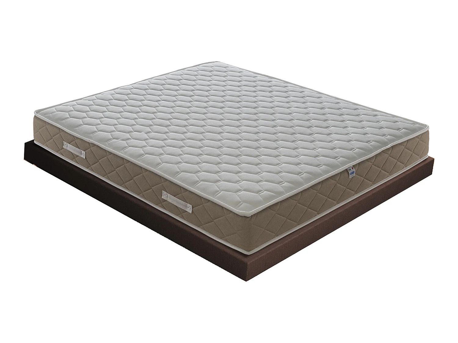 Matelas à ressorts ensachés et mousse à mémoire de forme, Gold Relax, hauteur 25 cm, gel à mémoire de 4 cm 150x190 cm