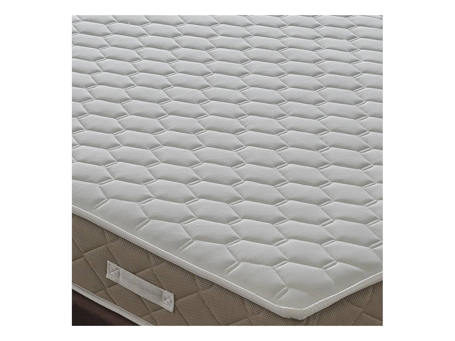 Matelas à ressorts ensachés et mousse à mémoire de forme, Gold Relax, hauteur 25 cm, gel à mémoire de 4 cm 150x190 cm