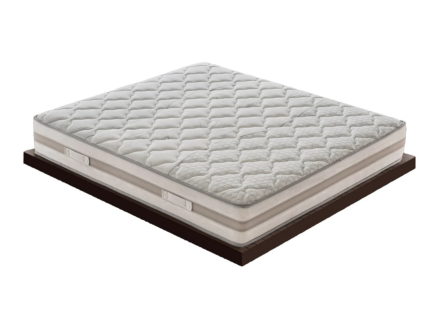 Matelas à 800 Ressorts Ensachés - Hauteur 25 Cm - 9 Zones De Confort Modèle Relax 200x200 cm