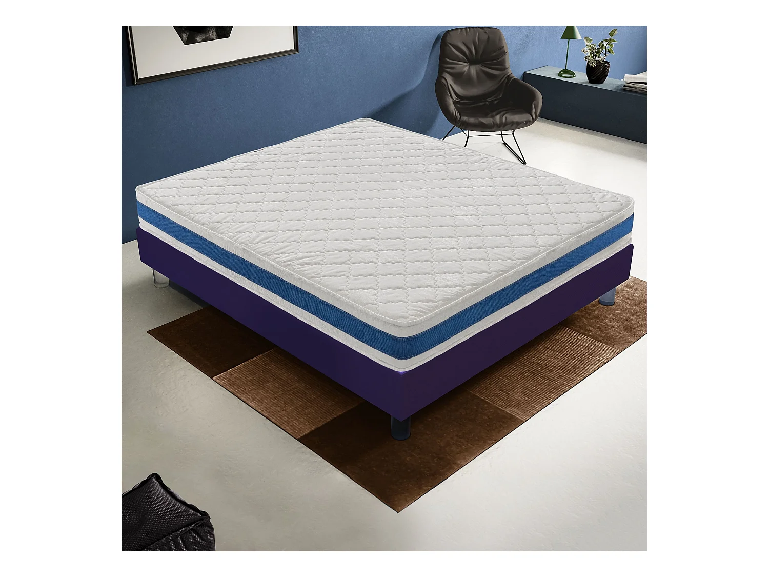 WaterschuimMatras - omkeerbaar - 11 comfortzones - H2 105x200