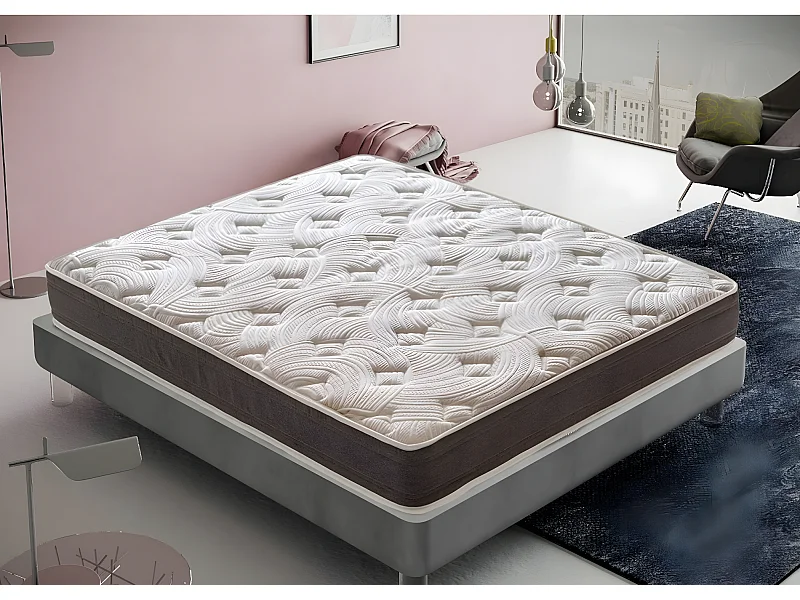 Matelas Mousse - Accueil Mémoire De Forme - Réversible - Rigidité H3 135x190 cm