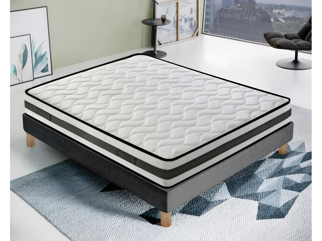 Materasso in waterfoam - Alto 20 cm - lato estate/inverno - 13 Zone di Comfort - Alta traspirabilità 200x200