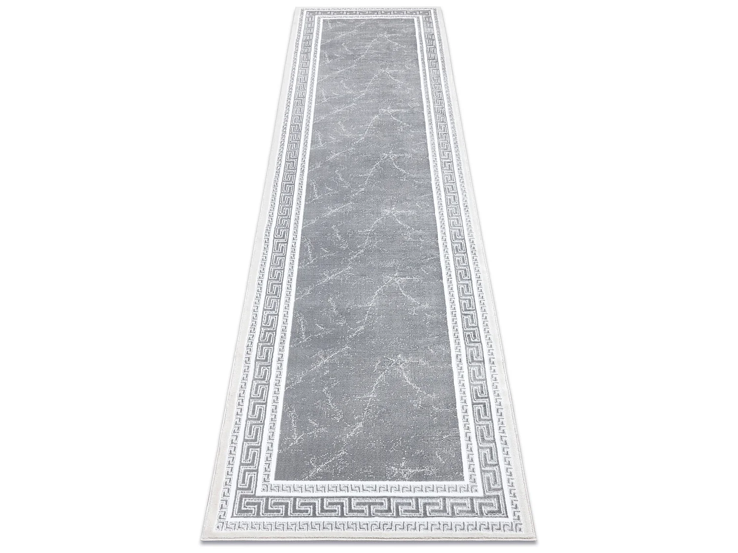 Alfombra, alfombra de pasillo GLOSS moderno 2813 27 elegante, marco, g 80x200 cm