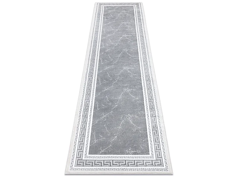 Alfombra, alfombra de pasillo GLOSS moderno 2813 27 elegante, marco, g 80x200 cm