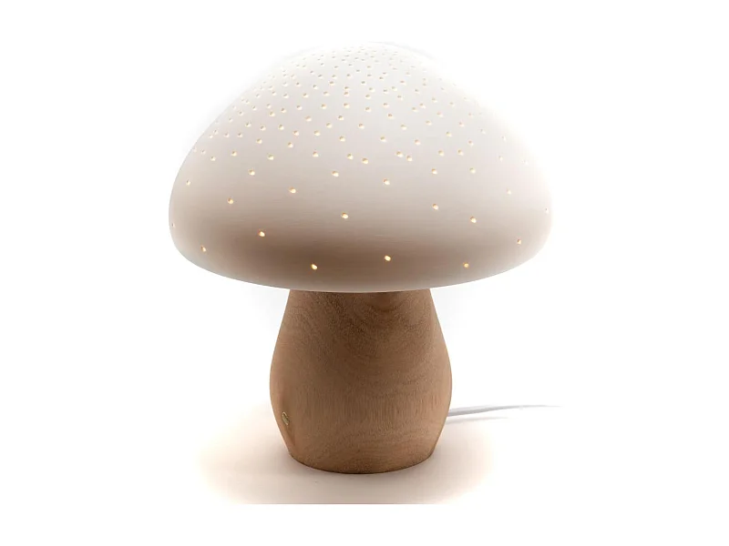 Lampe Champignon blanc