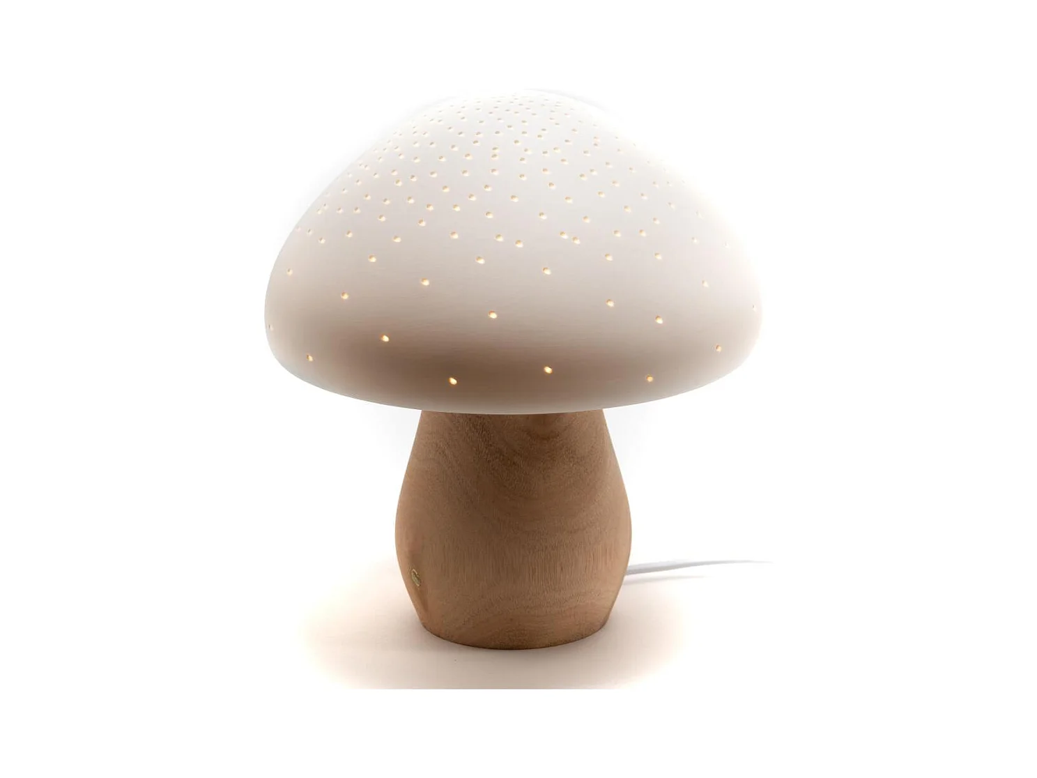 Lampe Champignon blanc