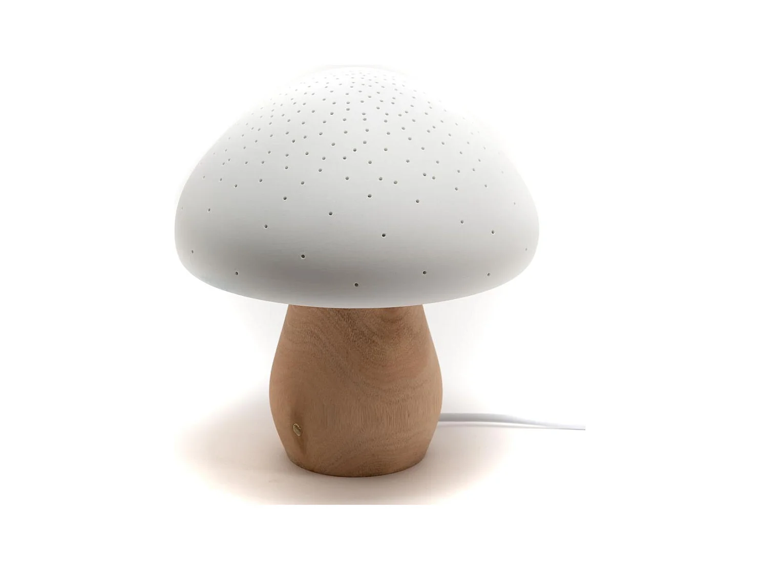 Lampe Champignon blanc