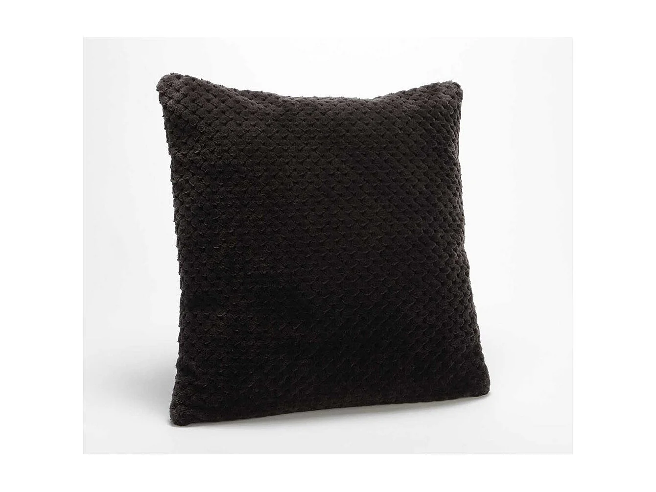 Housse de coussin Damier 40 x 40 cm chocolat