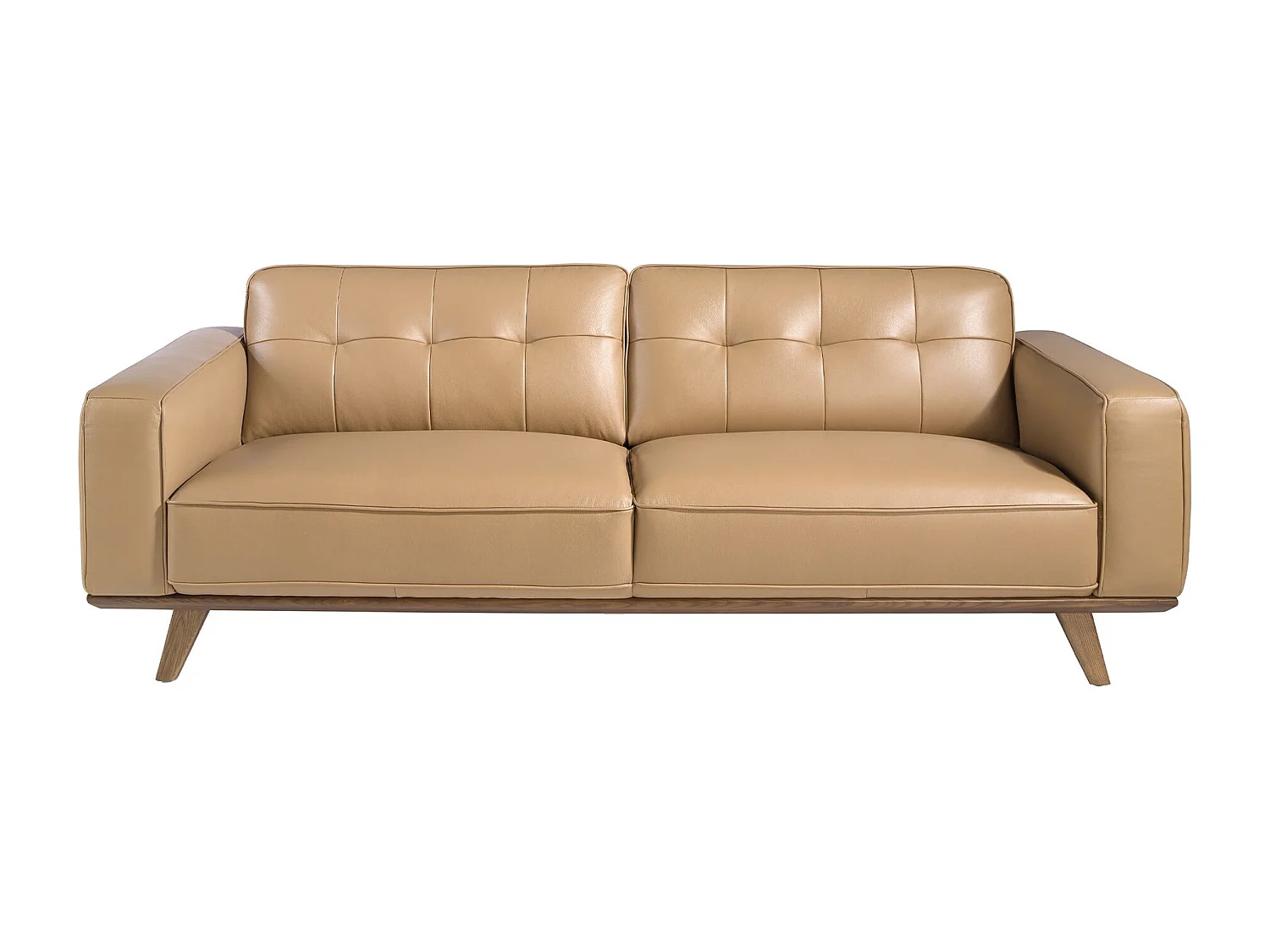 Canapé 3 places Chester en cuir sable 6120 ANGEL CERDA