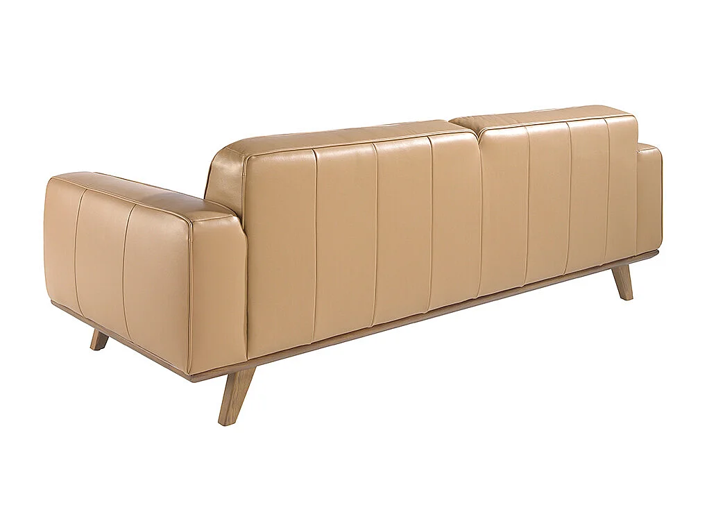 Canapé 3 places Chester en cuir sable 6120 ANGEL CERDA