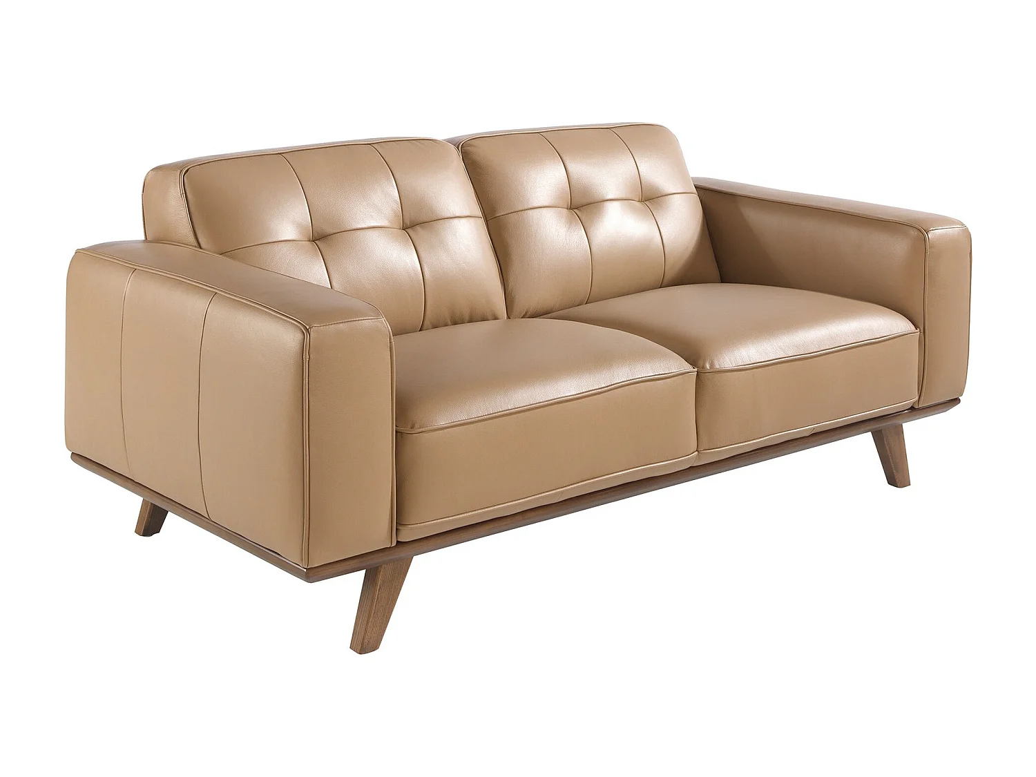 Chester 2-sitzer relaxsofa in leder sand 6119 ANGEL CERDA