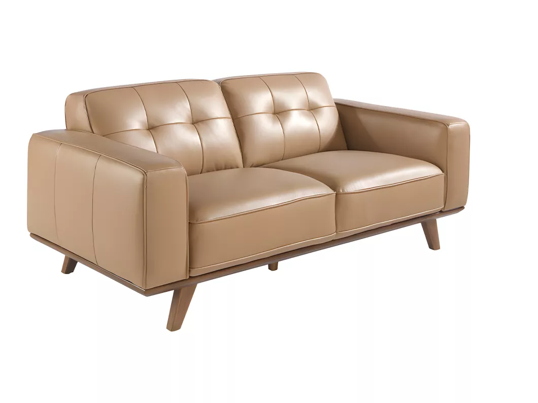 Kauf Unique 2-Sitzer-Sofa aus sandfarbenem Leder 6119 ANGEL CERDA