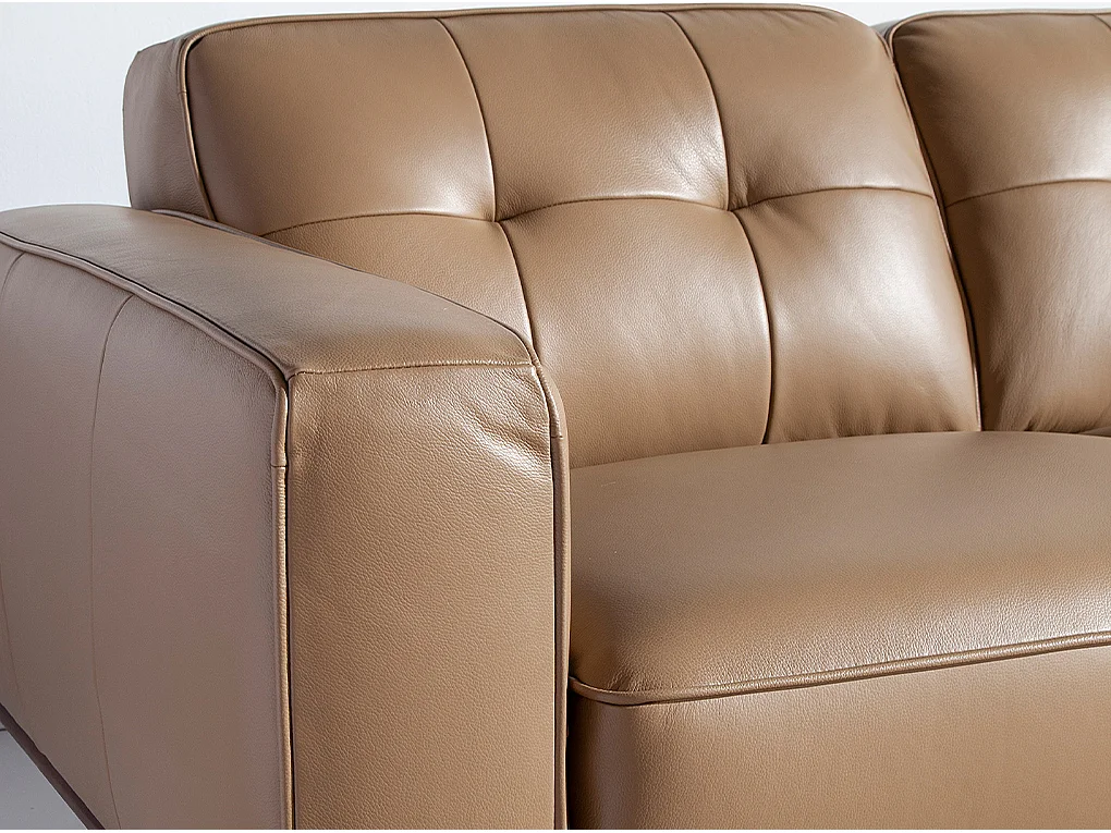 Chester 2-sitzer relaxsofa in leder sand 6119 ANGEL CERDA