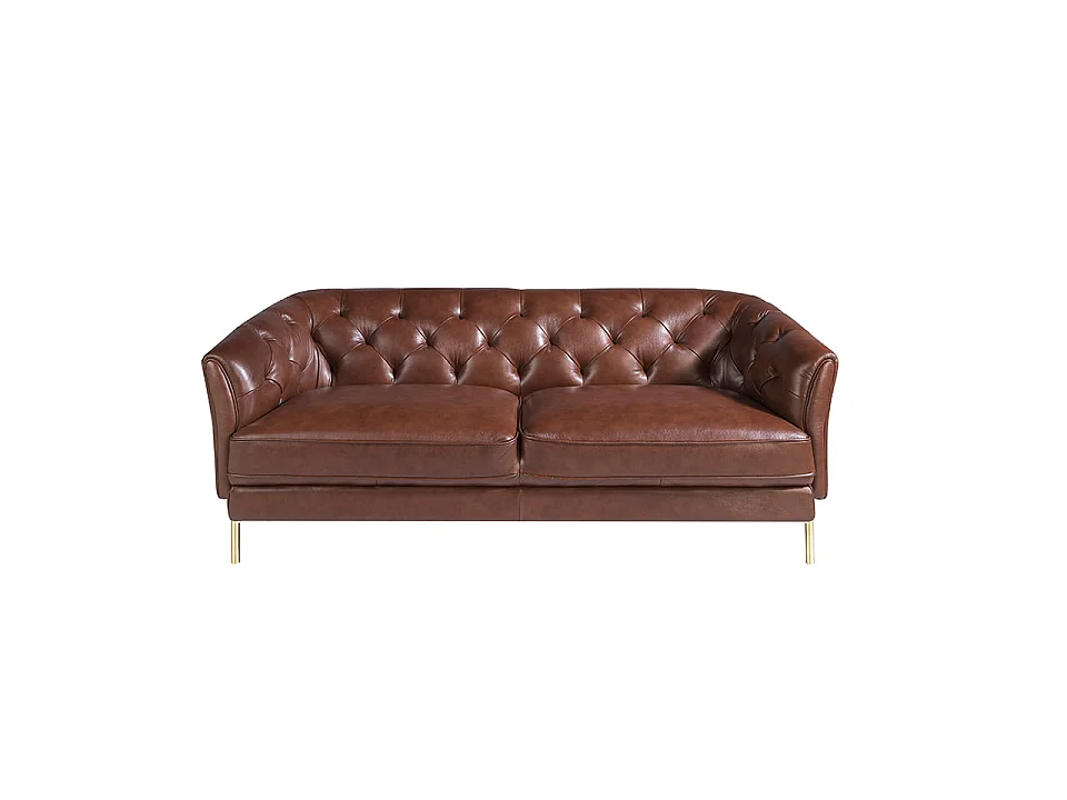 Chester 2-Sitzer-Sofa aus cognacfarbenem Leder 6139 ANGEL CERDA