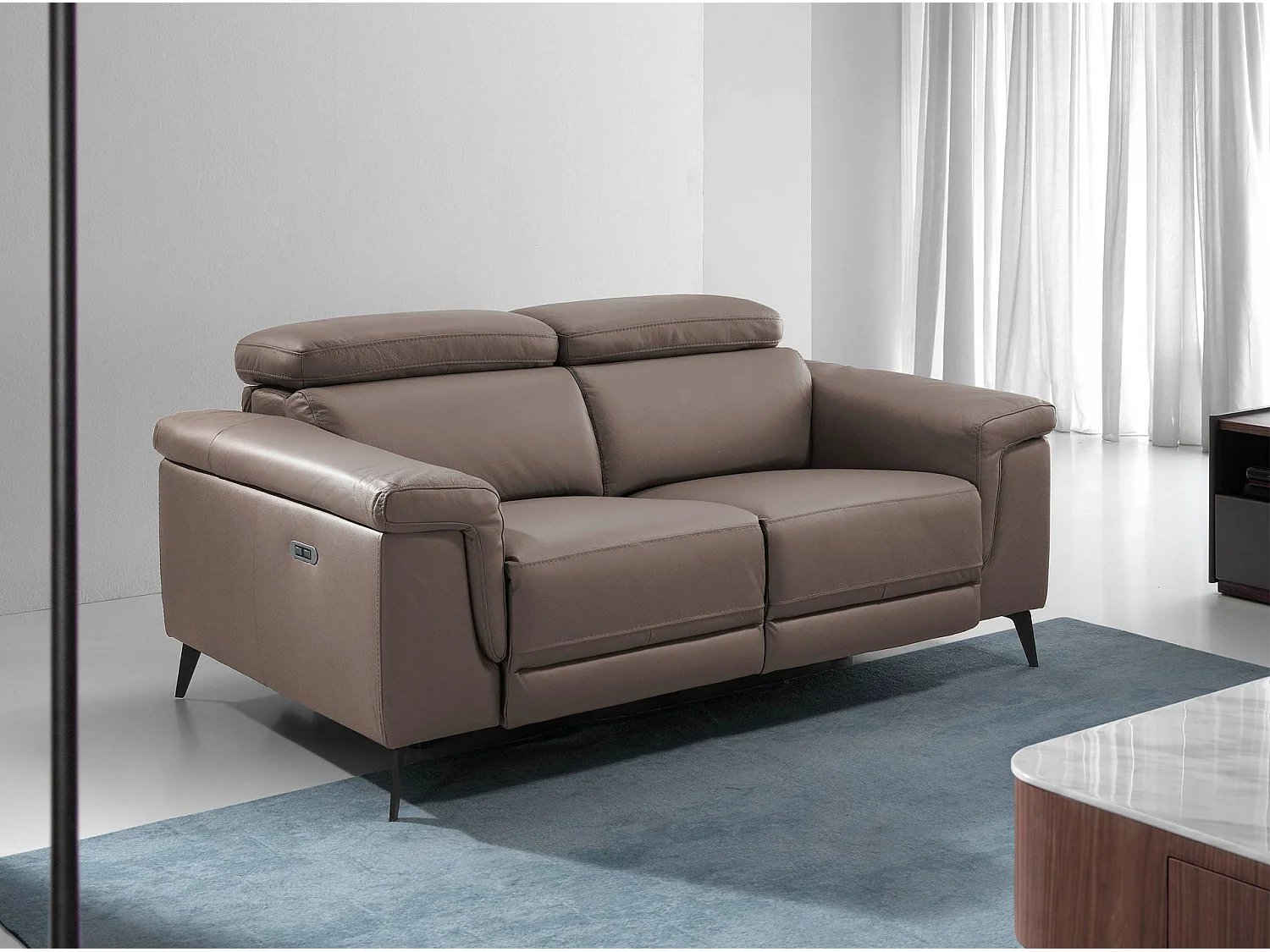 Relaxbank 2 zits nertsleer 6106 ANGEL CERDA