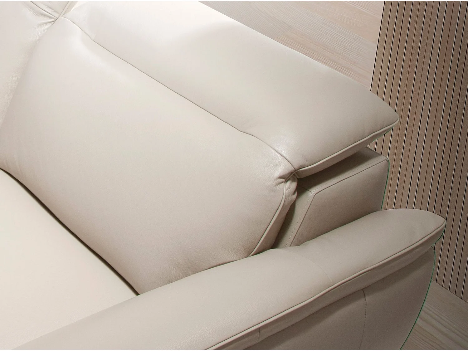 2-zitsbank in taupe leer 6131 ANGEL CERDA