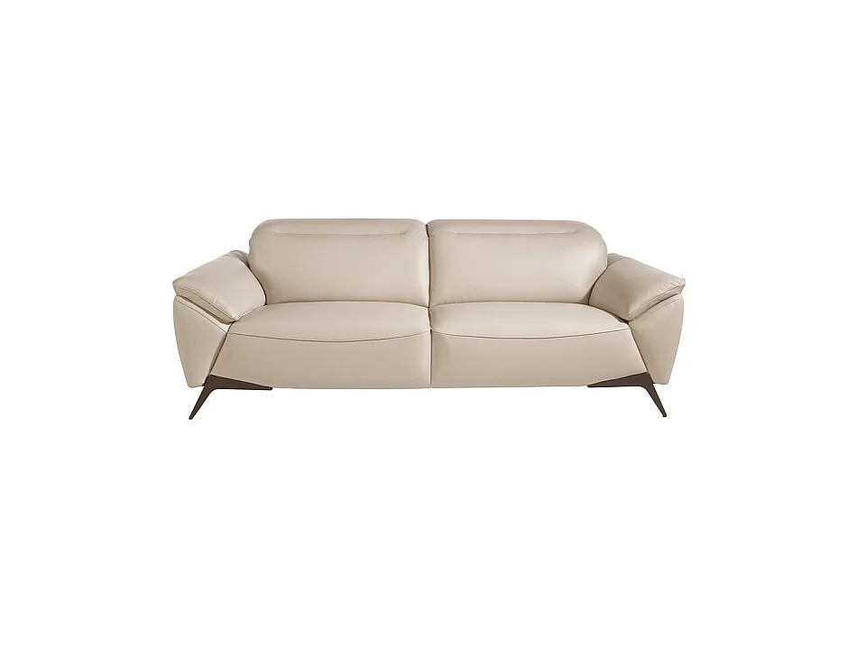 3-Sitzer-Sofa aus grauem Leder  6132 ANGEL CERDA