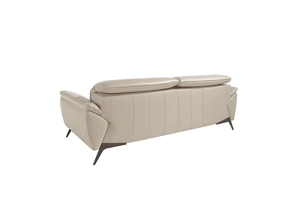3-Sitzer-Sofa aus grauem Leder  6132 ANGEL CERDA