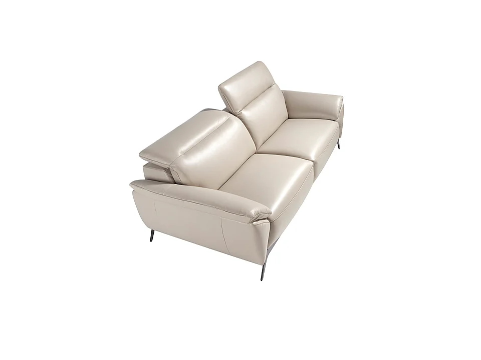3-Sitzer-Sofa aus grauem Leder  6132 ANGEL CERDA