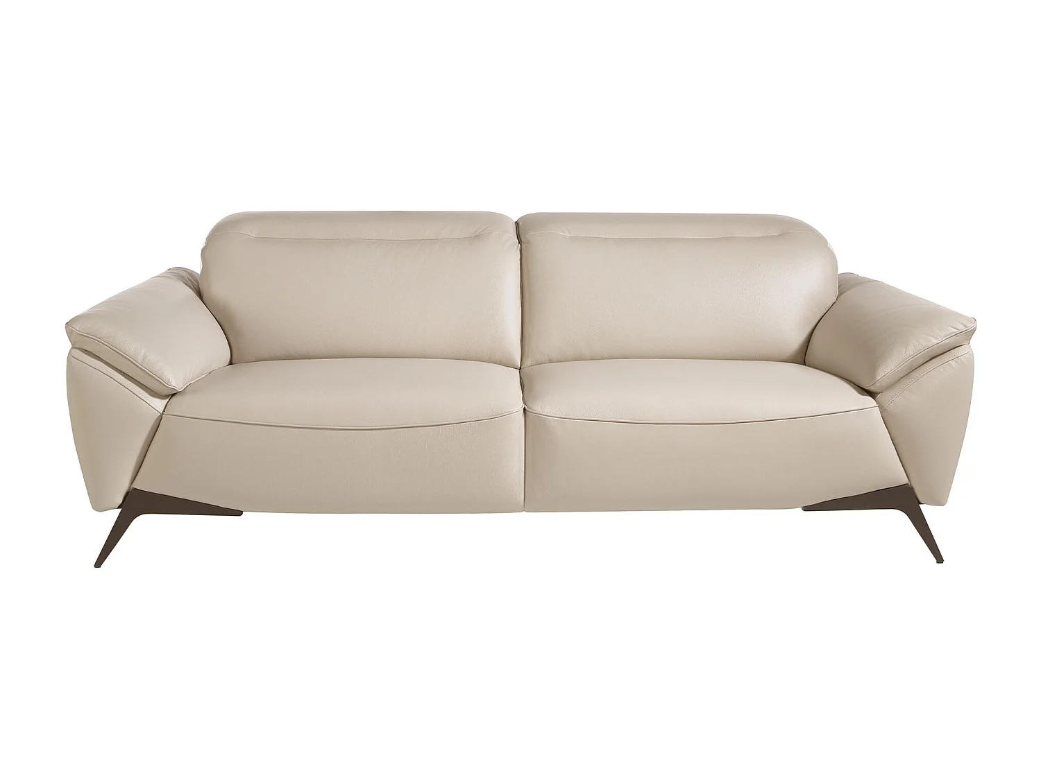 Canapé 3 places en cuir taupe 6132 ANGEL CERDA