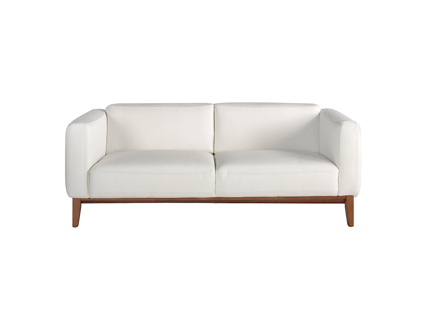 3-Sitzer-Sofa aus weißem Leder 6115 ANGEL CERDA