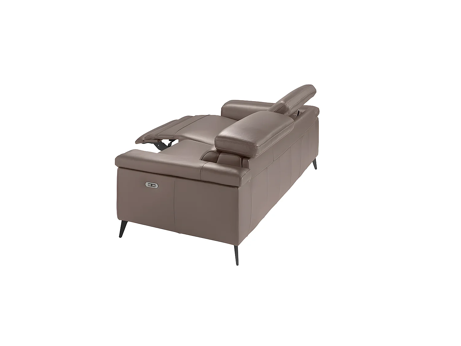 Canapé 3 places en cuir vison 6105 ANGEL CERDA